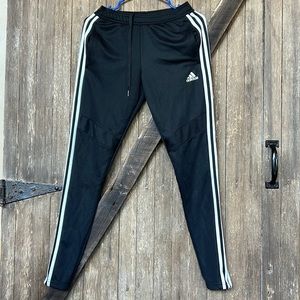 Adidas XS women’s black Climacool athletic pants.